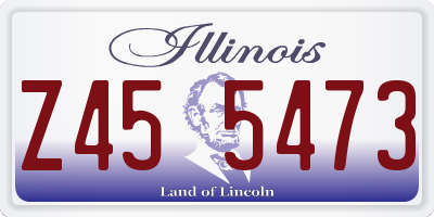 IL license plate Z455473