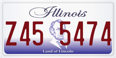 IL license plate Z455474