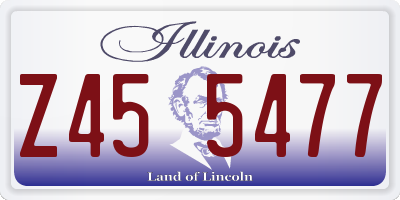 IL license plate Z455477