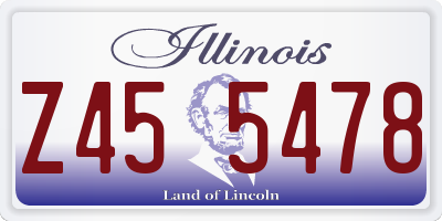 IL license plate Z455478