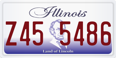 IL license plate Z455486