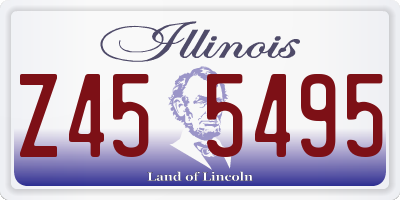 IL license plate Z455495