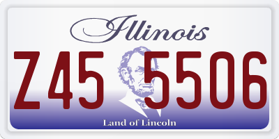 IL license plate Z455506