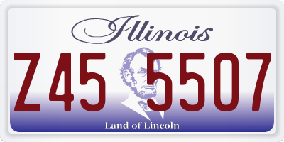 IL license plate Z455507