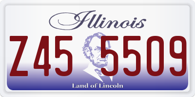 IL license plate Z455509