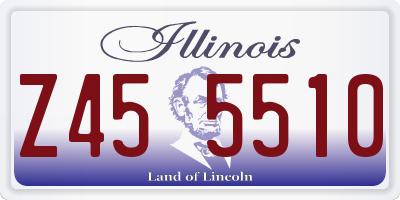 IL license plate Z455510