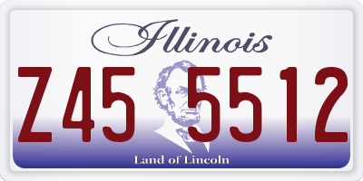 IL license plate Z455512