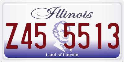 IL license plate Z455513