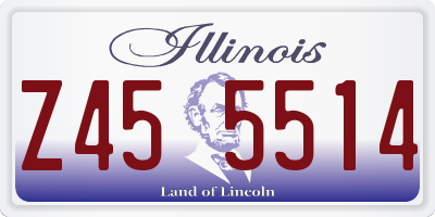 IL license plate Z455514