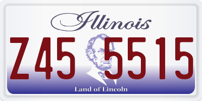 IL license plate Z455515