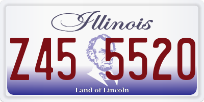 IL license plate Z455520