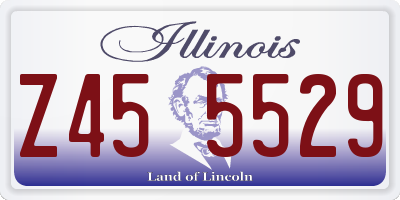IL license plate Z455529