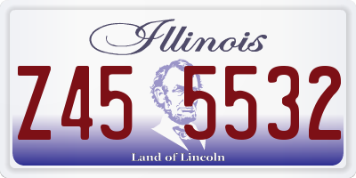 IL license plate Z455532