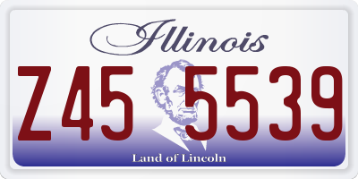 IL license plate Z455539
