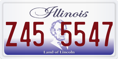 IL license plate Z455547