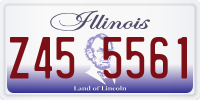 IL license plate Z455561