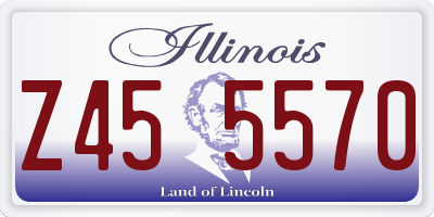IL license plate Z455570