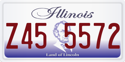 IL license plate Z455572