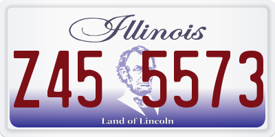 IL license plate Z455573