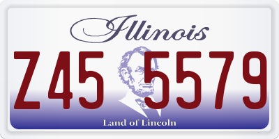 IL license plate Z455579