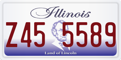 IL license plate Z455589