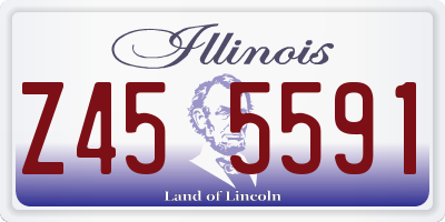 IL license plate Z455591