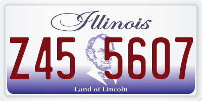 IL license plate Z455607