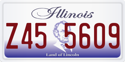 IL license plate Z455609