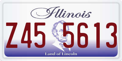 IL license plate Z455613