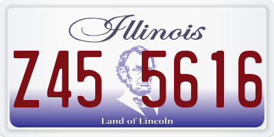 IL license plate Z455616