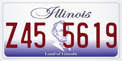 IL license plate Z455619