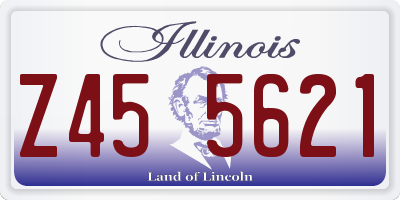 IL license plate Z455621