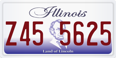 IL license plate Z455625