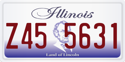IL license plate Z455631