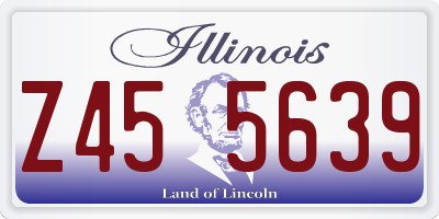 IL license plate Z455639