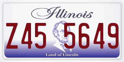 IL license plate Z455649