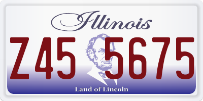 IL license plate Z455675