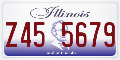 IL license plate Z455679