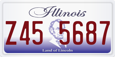 IL license plate Z455687
