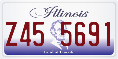 IL license plate Z455691
