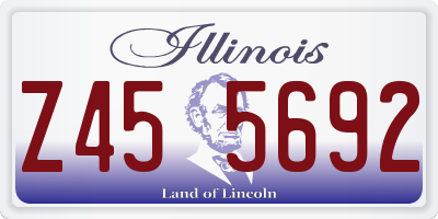 IL license plate Z455692