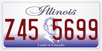 IL license plate Z455699