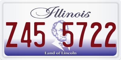 IL license plate Z455722