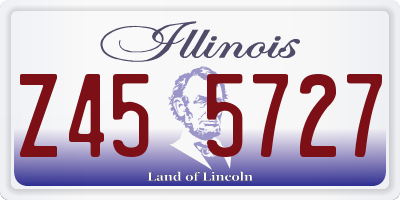 IL license plate Z455727