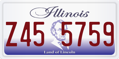 IL license plate Z455759