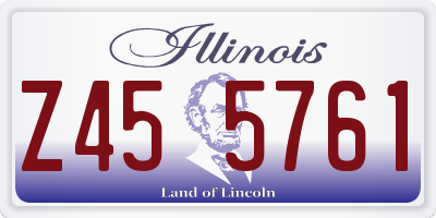 IL license plate Z455761