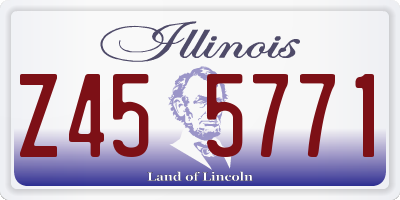 IL license plate Z455771