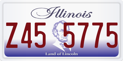 IL license plate Z455775