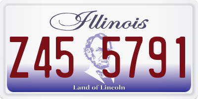 IL license plate Z455791