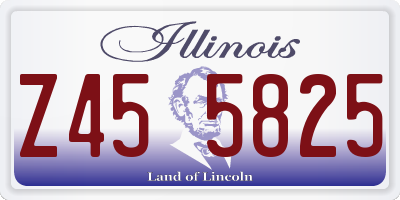 IL license plate Z455825